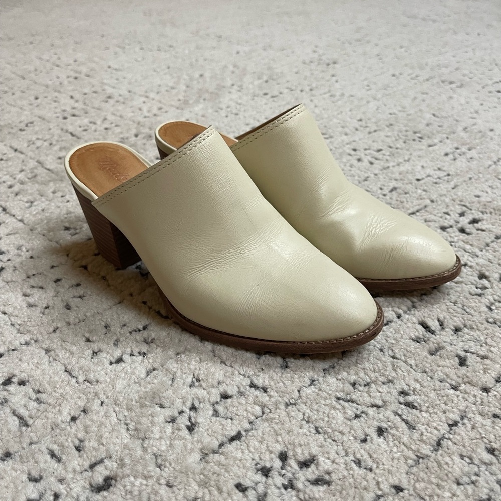 Madewell chunky off white clogs